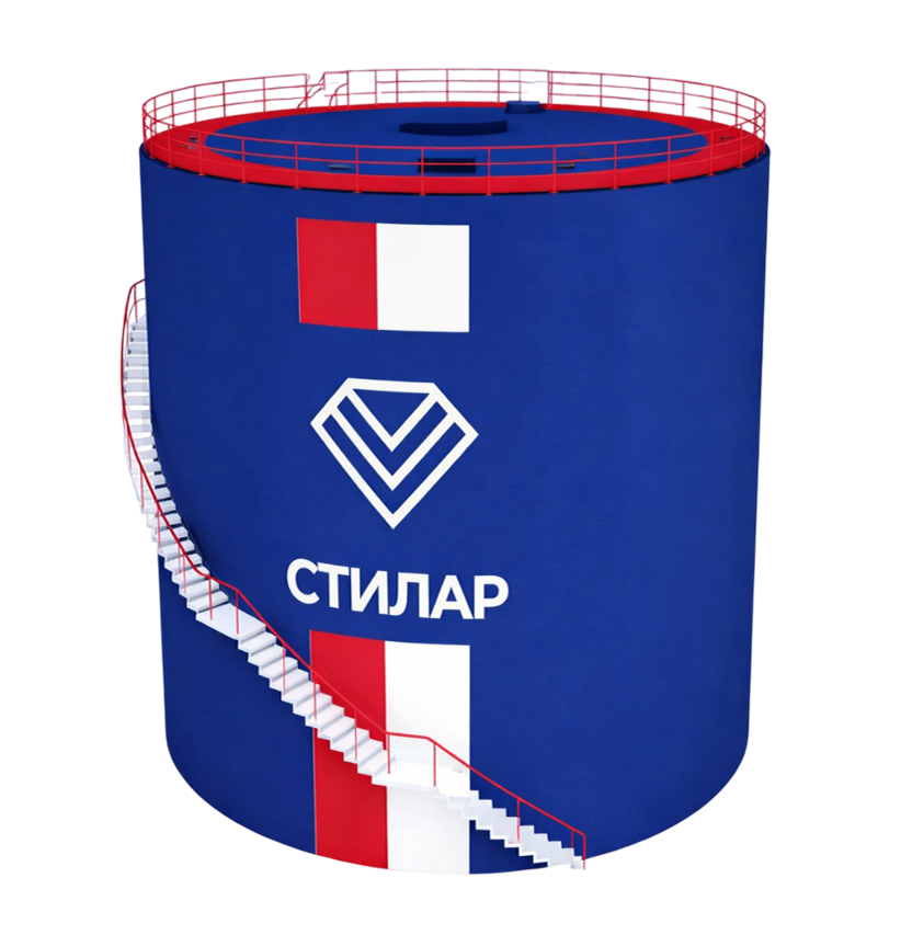 Цельносварной резервуар РВС для мазута 75 м³ от завода-производителя